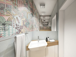 Tapeta w łazience - zdjęcie od PROJEKT express