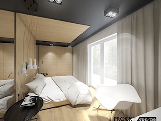 Sypialnia w stylu nowoczesnym 13,5 mkw garderoba i wygodna toaletka