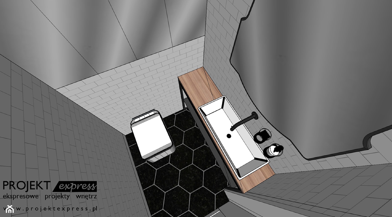 Toaleta soft loft - 1,45 mkw - zdjęcie od PROJEKT express - Homebook