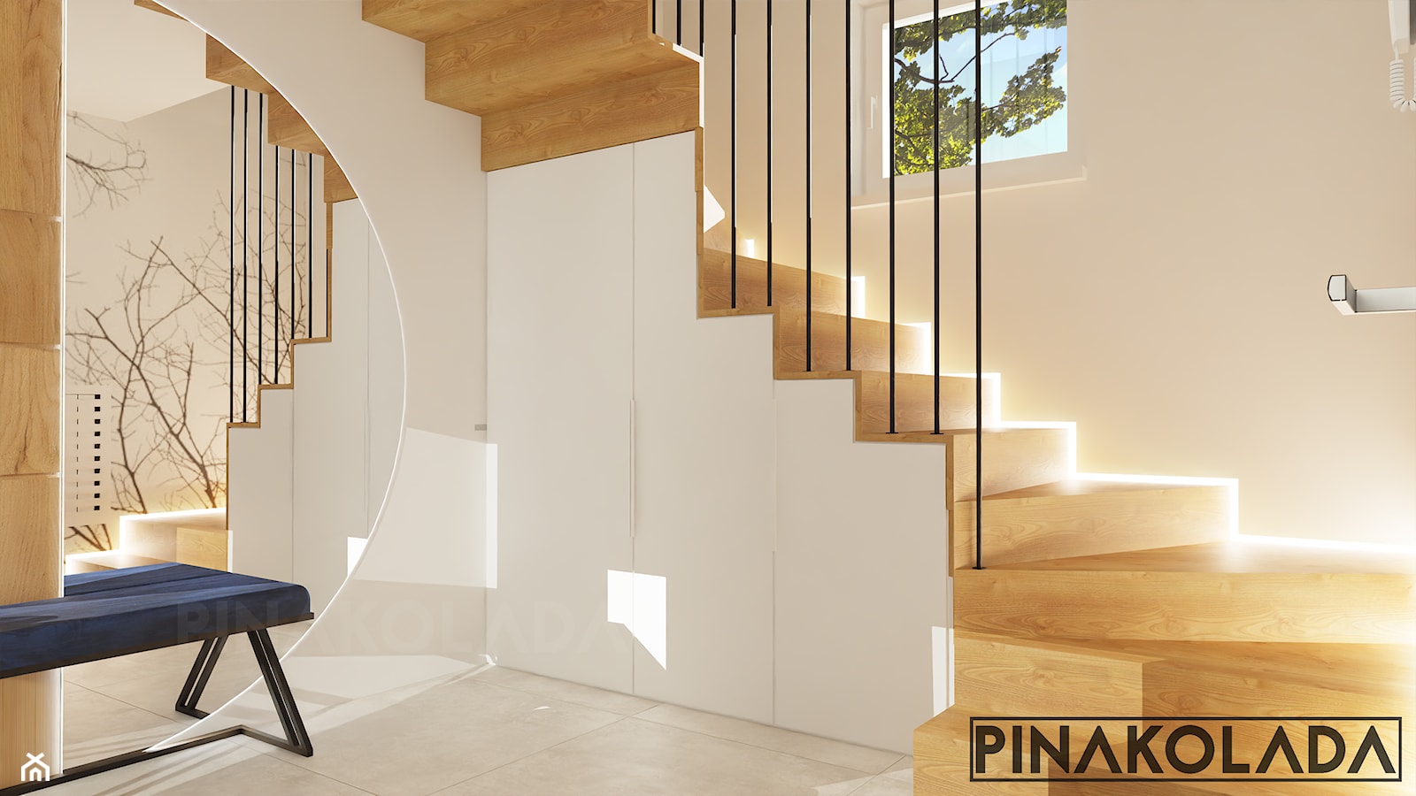 Nowoczesne schody - zdjęcie od Pinakolada - Homebook