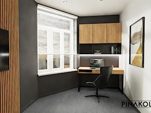 Biuro domowe w mieszkaniu - zdjęcie od Pinakolada