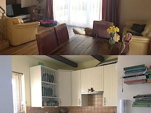 Salon oraz kuchnia przed renowacją - zdjęcie od miszmasz.project