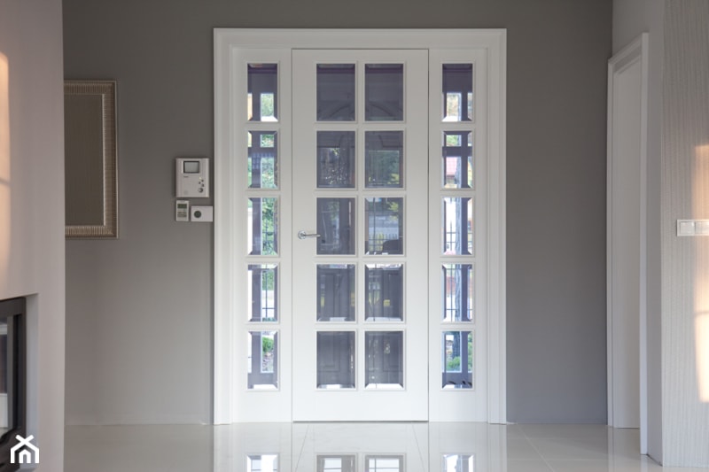 drzwi przeszklone, naświetla, białe drzwi - zdjęcie od WOODYOU Sebastian Grabarczyk