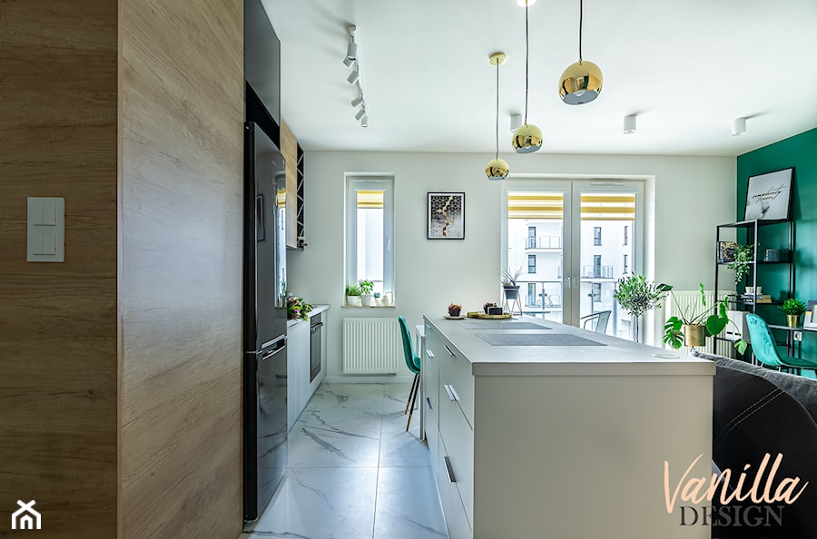 Projekt mieszkania na os. Ruczaj - Kuchnia, styl nowoczesny - zdjęcie od Vanilla Design Pracownia Projektowania Wnętrz
