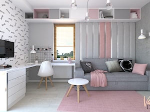 Projekt nowoczesnego domu w Lublinie - Pokój dziecka, styl nowoczesny - zdjęcie od Vanilla Design Pracownia Projektowania Wnętrz