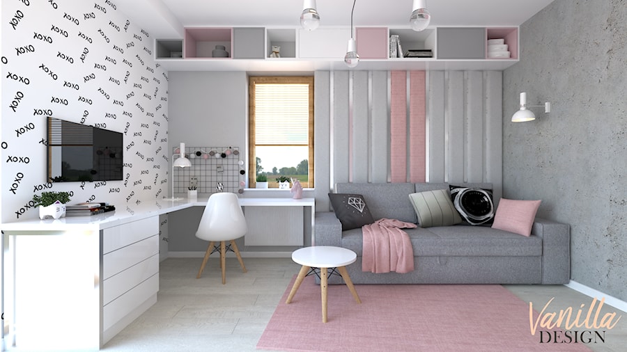 Projekt nowoczesnego domu w Lublinie - Pokój dziecka, styl nowoczesny - zdjęcie od Vanilla Design Pracownia Projektowania Wnętrz