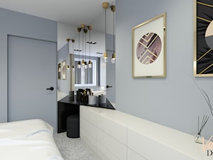 Projekt nowoczesnego mieszkania w Łęcznej - Sypialnia, styl nowoczesny - zdjęcie od Vanilla Design Pracownia Projektowania Wnętrz