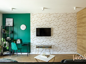 Projekt mieszkania na os. Ruczaj - Salon, styl nowoczesny - zdjęcie od Vanilla Design Pracownia Projektowania Wnętrz