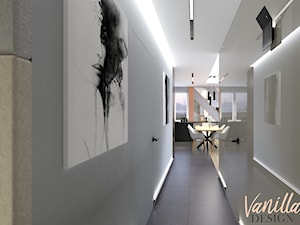 Projekt nowoczesnego mieszkania w Łęcznej - Hol / przedpokój, styl nowoczesny - zdjęcie od Vanilla Design Pracownia Projektowania Wnętrz