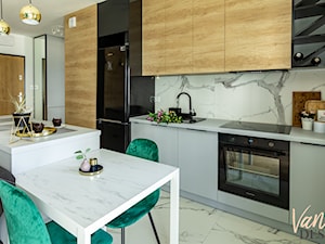 Projekt mieszkania na os. Ruczaj - Kuchnia, styl nowoczesny - zdjęcie od Vanilla Design Pracownia Projektowania Wnętrz