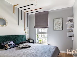Projekt mieszkania na os. Ruczaj - Sypialnia, styl nowoczesny - zdjęcie od Vanilla Design Pracownia Projektowania Wnętrz