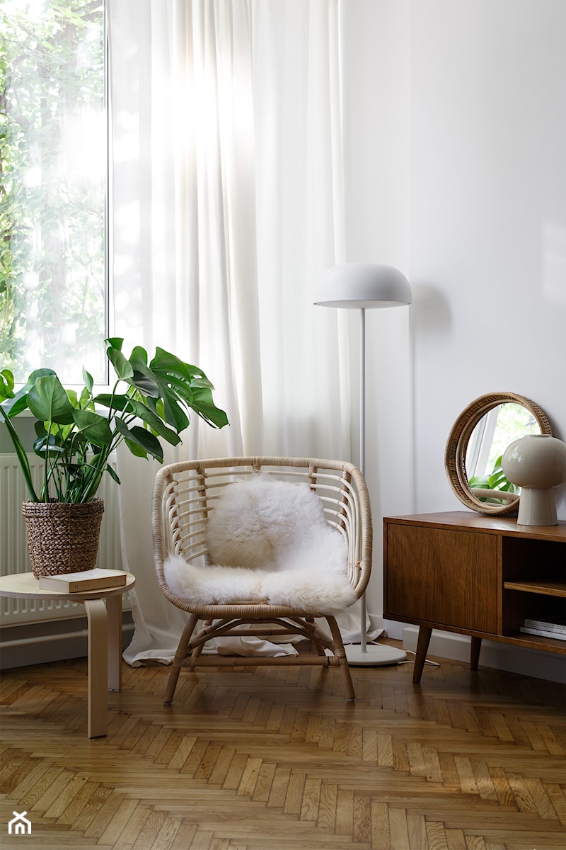 Krupówki - mieszkanie w przedwojennej kamienicy - Salon, styl minimalistyczny - zdjęcie od agatapop_projekty