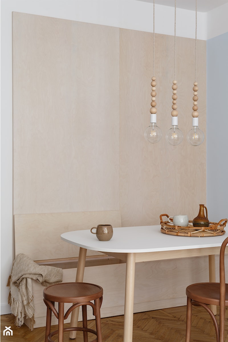 Krupówki - mieszkanie w przedwojennej kamienicy - Jadalnia, styl minimalistyczny - zdjęcie od agatapop_projekty