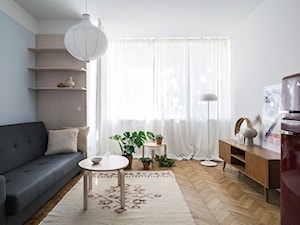 Krupówki - mieszkanie w przedwojennej kamienicy - Salon, styl minimalistyczny - zdjęcie od agatapop_projekty