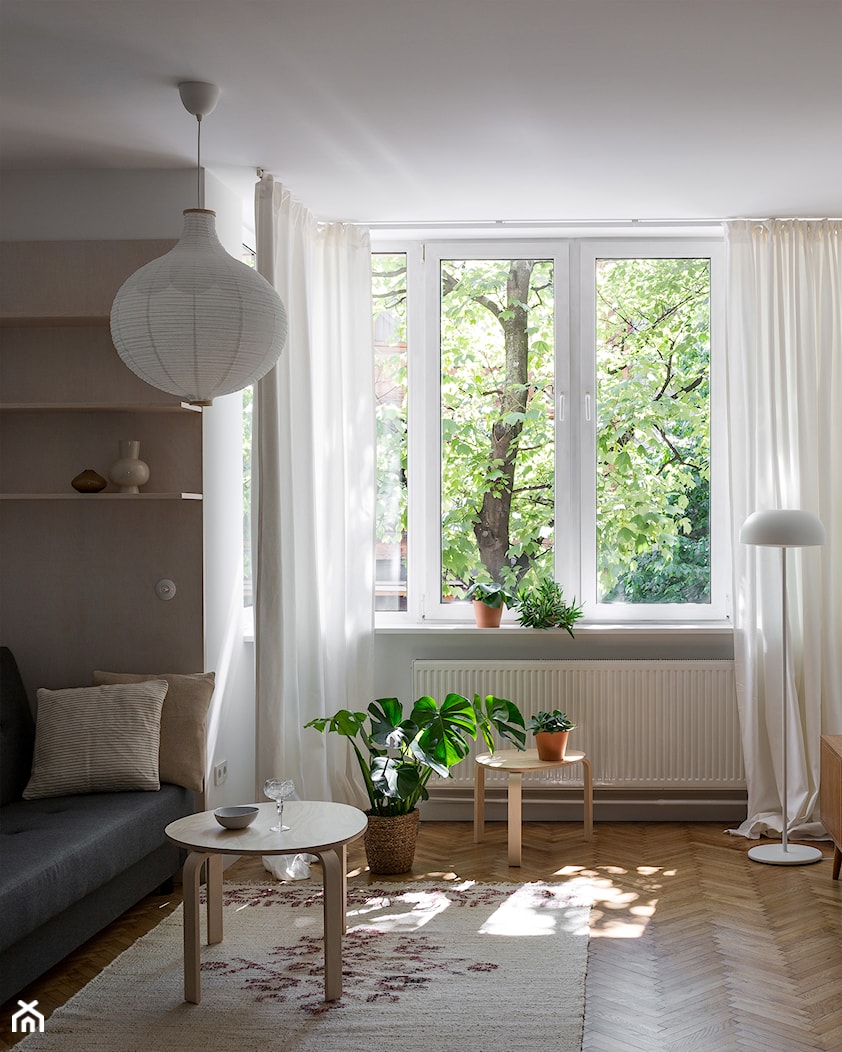 Krupówki - mieszkanie w przedwojennej kamienicy - Salon, styl minimalistyczny - zdjęcie od agatapop_projekty - Homebook