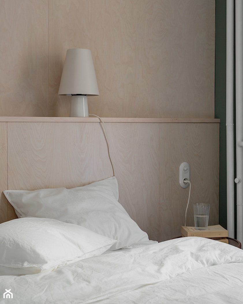 Krupówki - mieszkanie w przedwojennej kamienicy - Sypialnia, styl minimalistyczny - zdjęcie od agatapop_projekty - Homebook