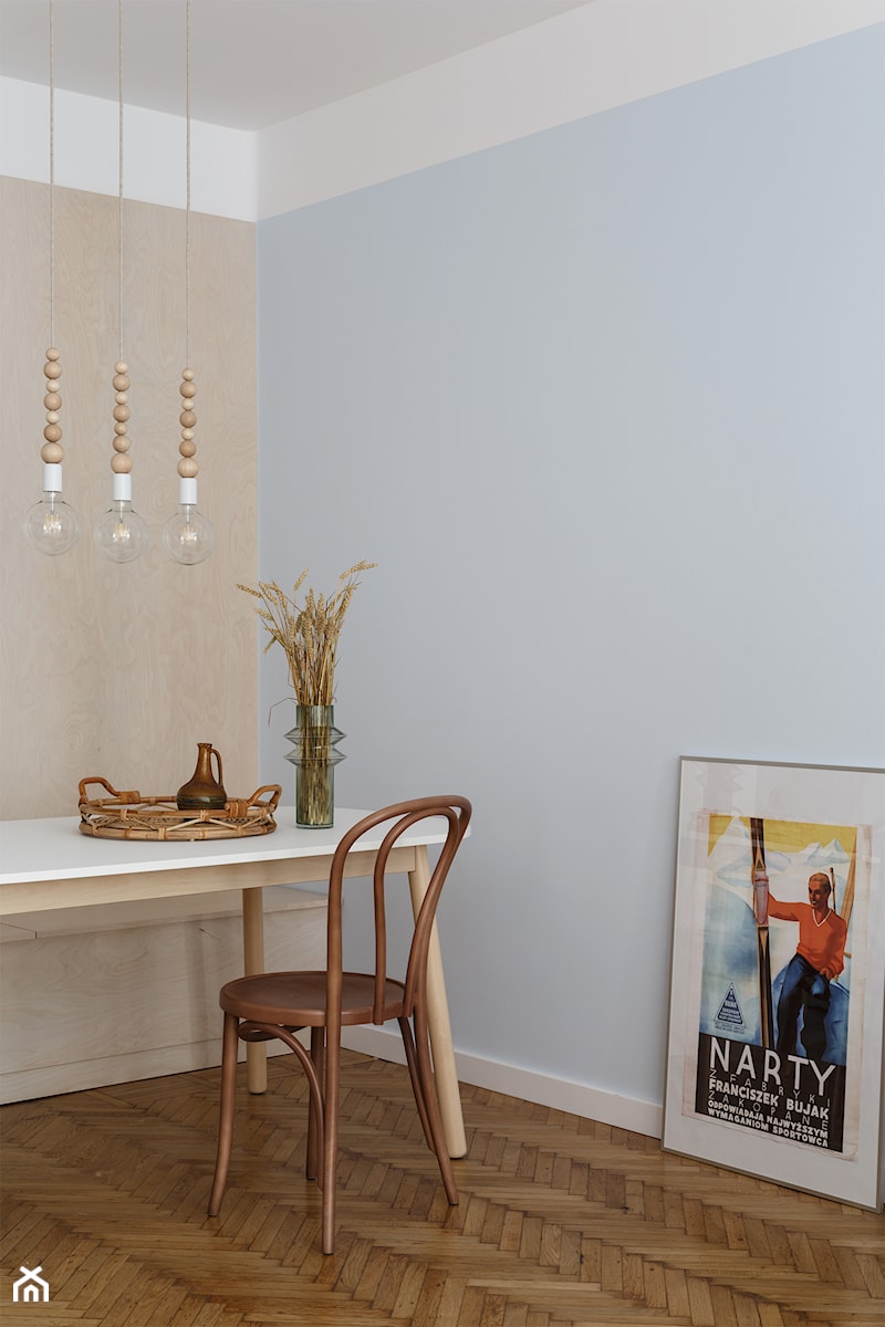 Krupówki - mieszkanie w przedwojennej kamienicy - Jadalnia, styl minimalistyczny - zdjęcie od agatapop_projekty