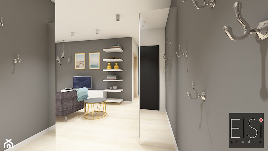Przytulne mieszkanie - Hol / przedpokój, styl nowoczesny - zdjęcie od ElSi Studio