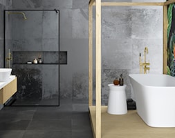 Besco Assos S-line - Duża bez okna jako pokój kąpielowy łazienka, styl nowoczesny - zdjęcie od Besco_eu - Homebook