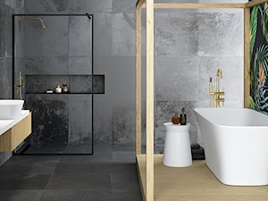 Besco Assos S-line - Duża bez okna jako pokój kąpielowy łazienka, styl nowoczesny - zdjęcie od Besco_eu