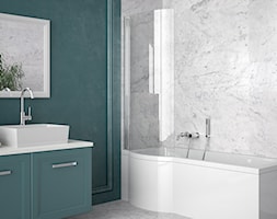 Besco Inspiro - Średnia bez okna z marmurową podłogą łazienka, styl tradycyjny - zdjęcie od Besco_eu - Homebook