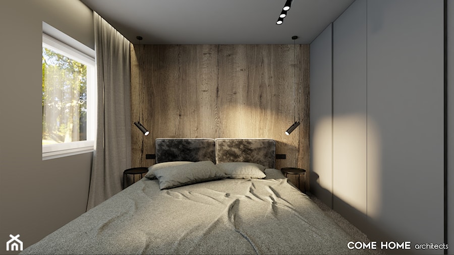 Sypialnia w stylu nowoczesnym. - zdjęcie od COME HOME architects