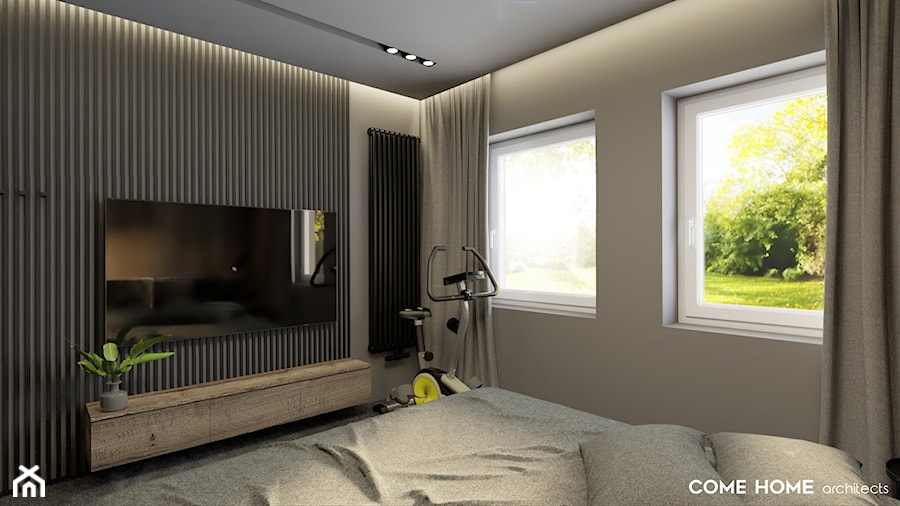 Sypialnia w stylu nowoczesnym. - zdjęcie od COME HOME architects