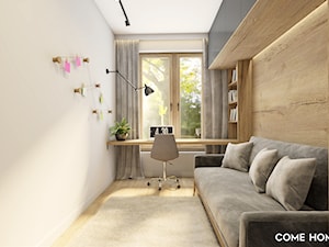 Biuro połączone z pokojem dla gości. - zdjęcie od COME HOME architects