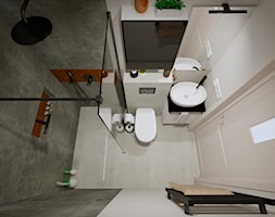 Mała łazienka w domu - zdjęcie od U4B Design Karolina Bonk - Homebook
