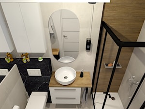 Mała łazienka w bloku - zdjęcie od U4B Design Karolina Bonk