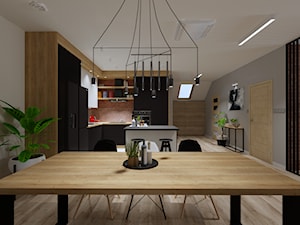 Kuchnia na poddaszu - zdjęcie od U4B Design Karolina Bonk