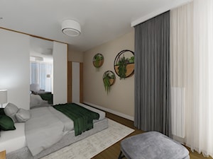 Sypialnia w stosowanych kolorach - zdjęcie od Dream Interior Design Wnętrza Marzeń