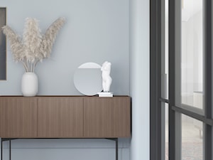 BABY BLUES - Średnie białe szare biuro, styl nowoczesny - zdjęcie od natalia m projekty