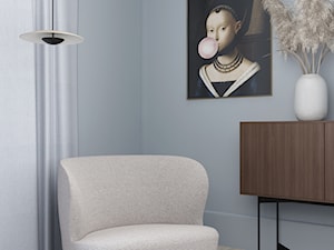 BABY BLUES - Małe szare biuro, styl nowoczesny - zdjęcie od natalia m projekty