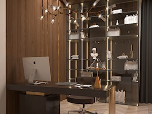 Home office Choco Workspace - zdjęcie od Milchina Design
