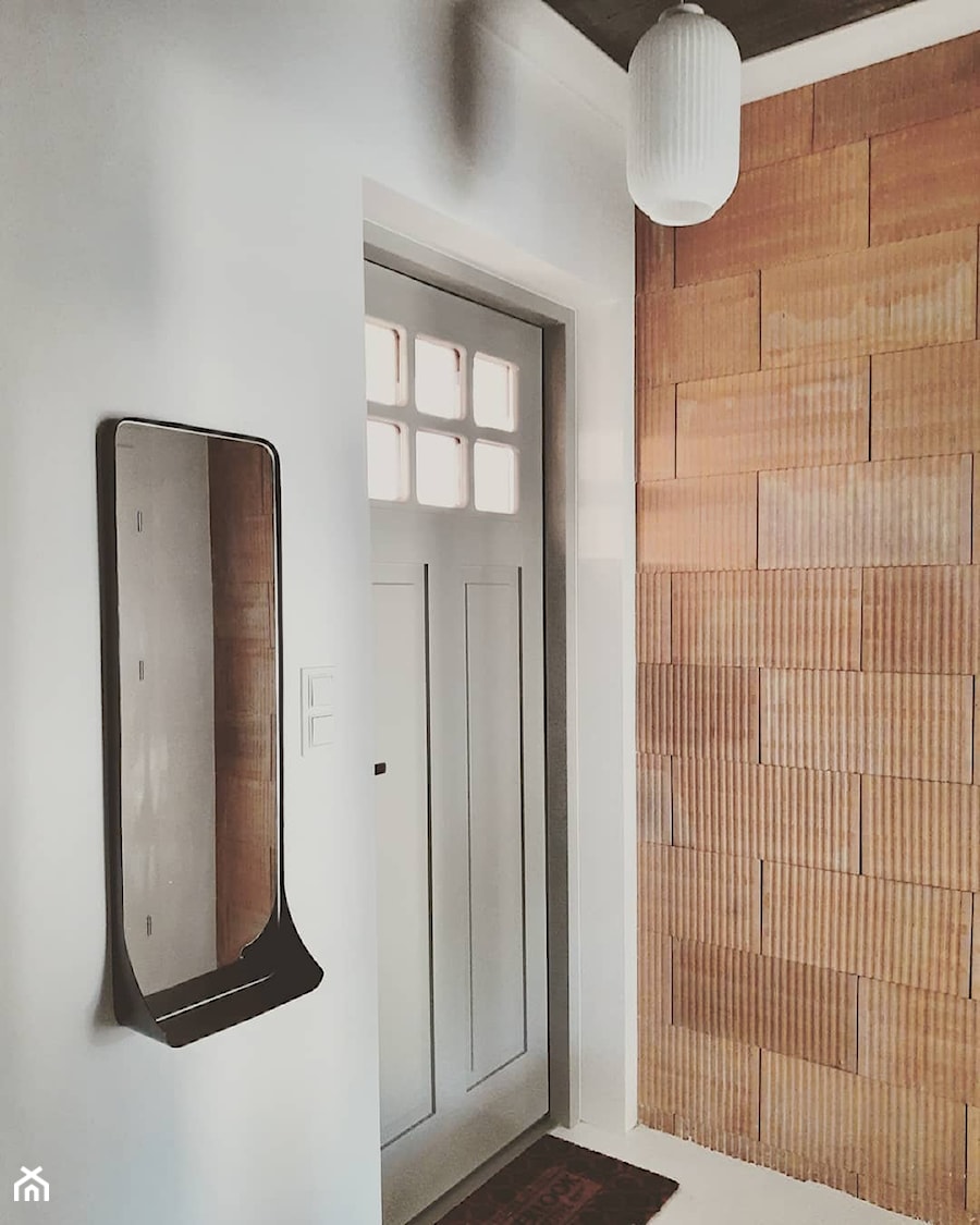 Eklektyczny dom realizacja 2021 - Hol / przedpokój, styl minimalistyczny - zdjęcie od PT8 INTERIOR DESIGN Magdalena Lech Biuro projektowania wnętrz