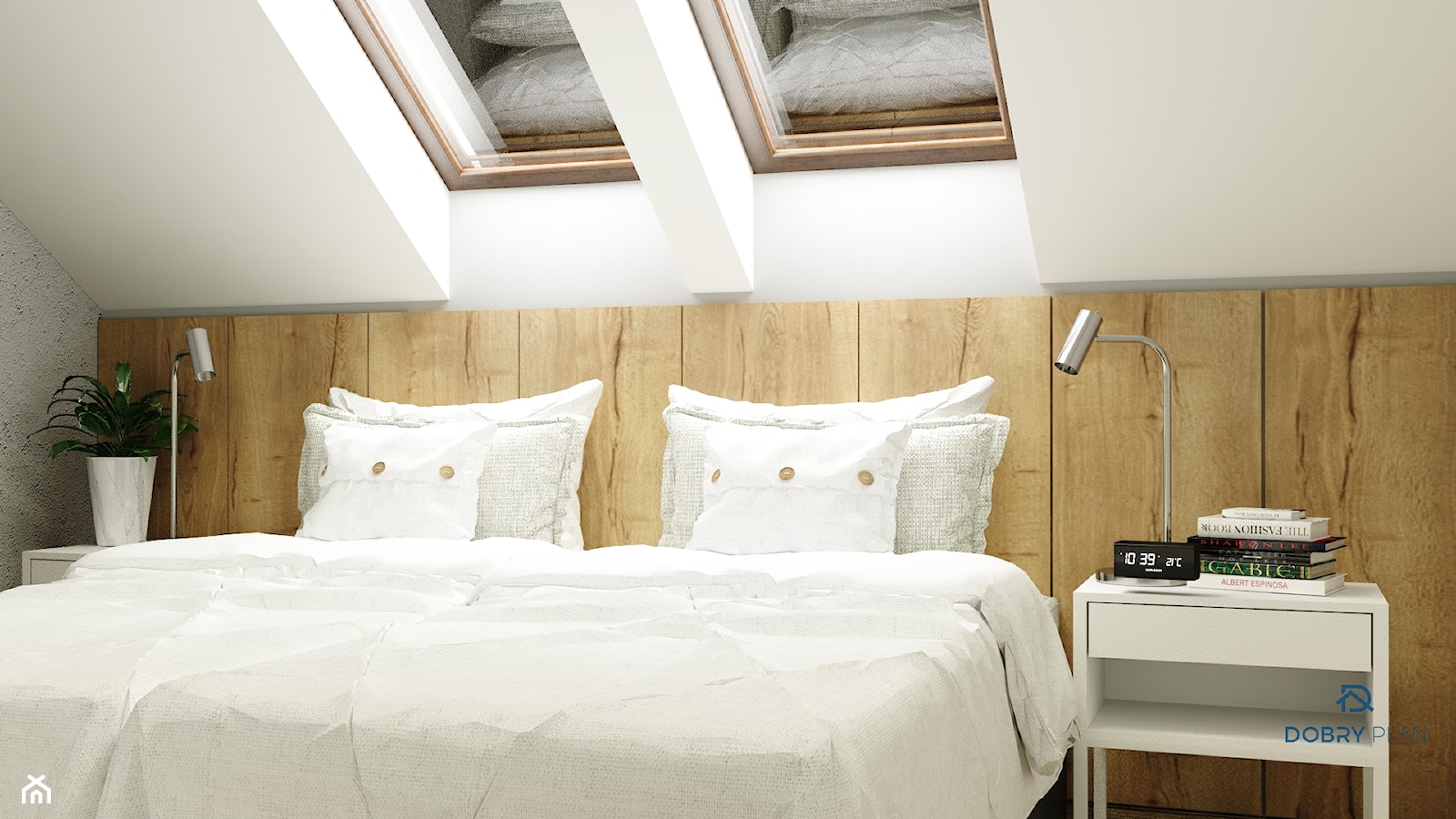 Elastyczna sypialnia - zdjęcie od Projektowanie wnętrz Dobry Plan - Homebook