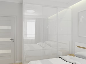 Sypialnia cała na biało - zdjęcie od Projektowanie wnętrz Dobry Plan