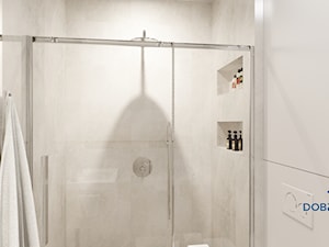 Łazienka z dużym prysznicem - zdjęcie od Projektowanie wnętrz Dobry Plan