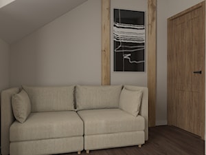 Pokój gościnny z miejscem do pracy - zdjęcie od Projektowanie wnętrz Dobry Plan