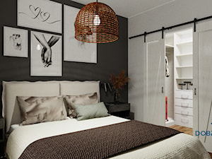 Sypialnia w stylu industrialnym - zdjęcie od Projektowanie wnętrz Dobry Plan