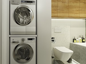Łazienka z pralką i suszarką - zdjęcie od Projektowanie wnętrz Dobry Plan