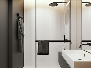 Łazienka w dwóch wersjach kolorystycznych - zdjęcie od WR projekt