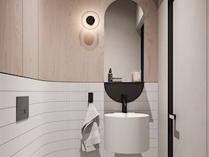 Małe wc z lastrykiem - zdjęcie od WR projekt