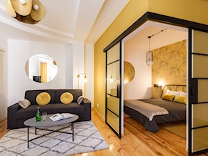 Salon i sypialnia - zdjęcie od HouseStudio | projektowanie wnętrz | home staging