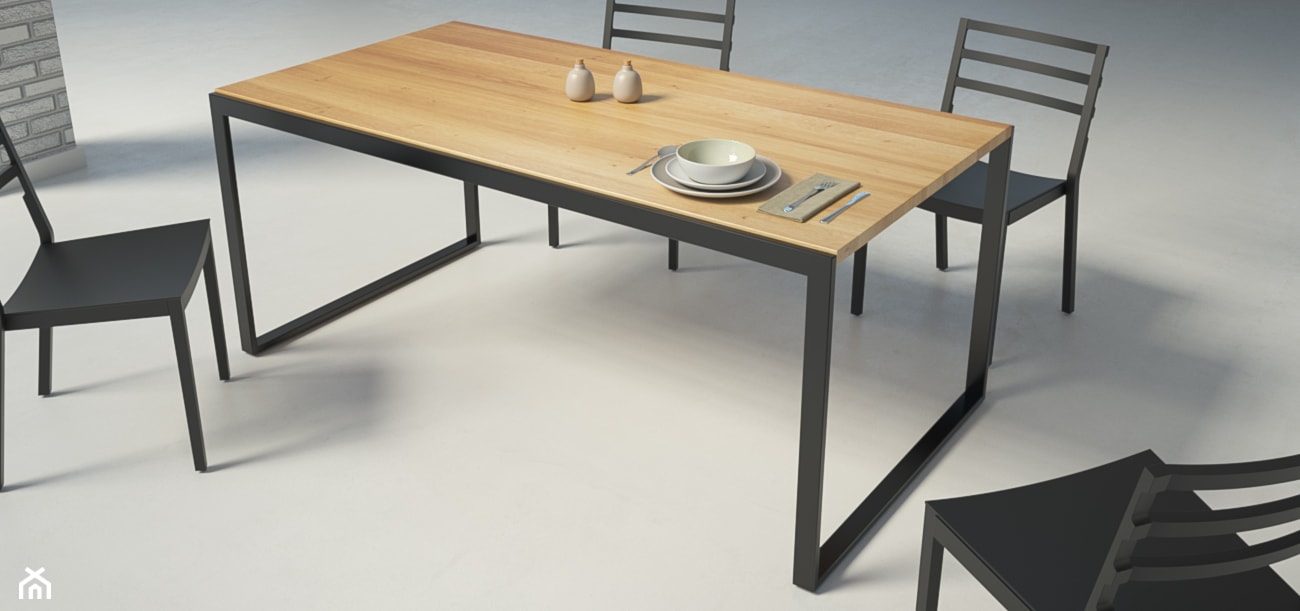 MODESTO - minimalistyczny stół w stylu skandynawskim - zdjęcie od take me HOME. - Homebook