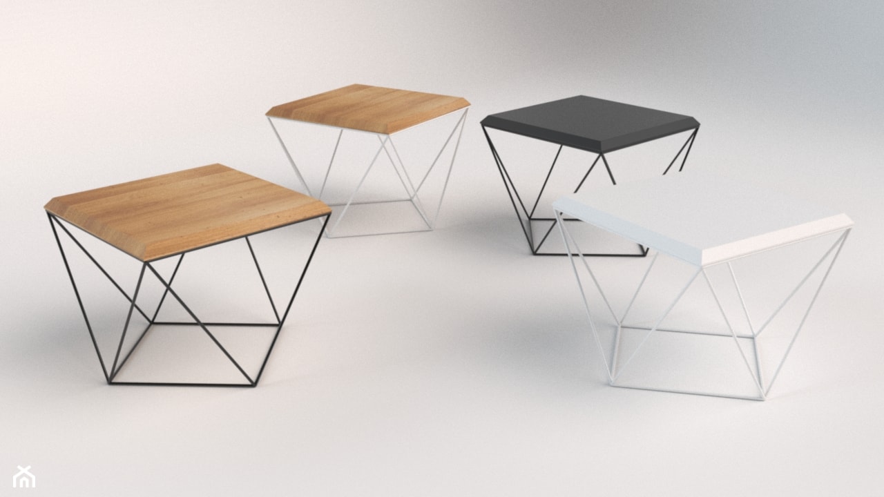 TULIP minimalistyczny, skandynawski stolik kawowy - zdjęcie od take me HOME. - Homebook