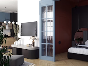 • Mieszkanie w kamienicy w Bydgoszczy • - Salon, styl nowoczesny - zdjęcie od MURU:wnętrza