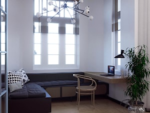 • Mieszkanie w kamienicy w Bydgoszczy • - Biuro, styl nowoczesny - zdjęcie od MURU:wnętrza