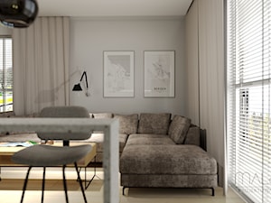 Mieszkanie w Gdańsku - Salon, styl nowoczesny - zdjęcie od Malooka Studio